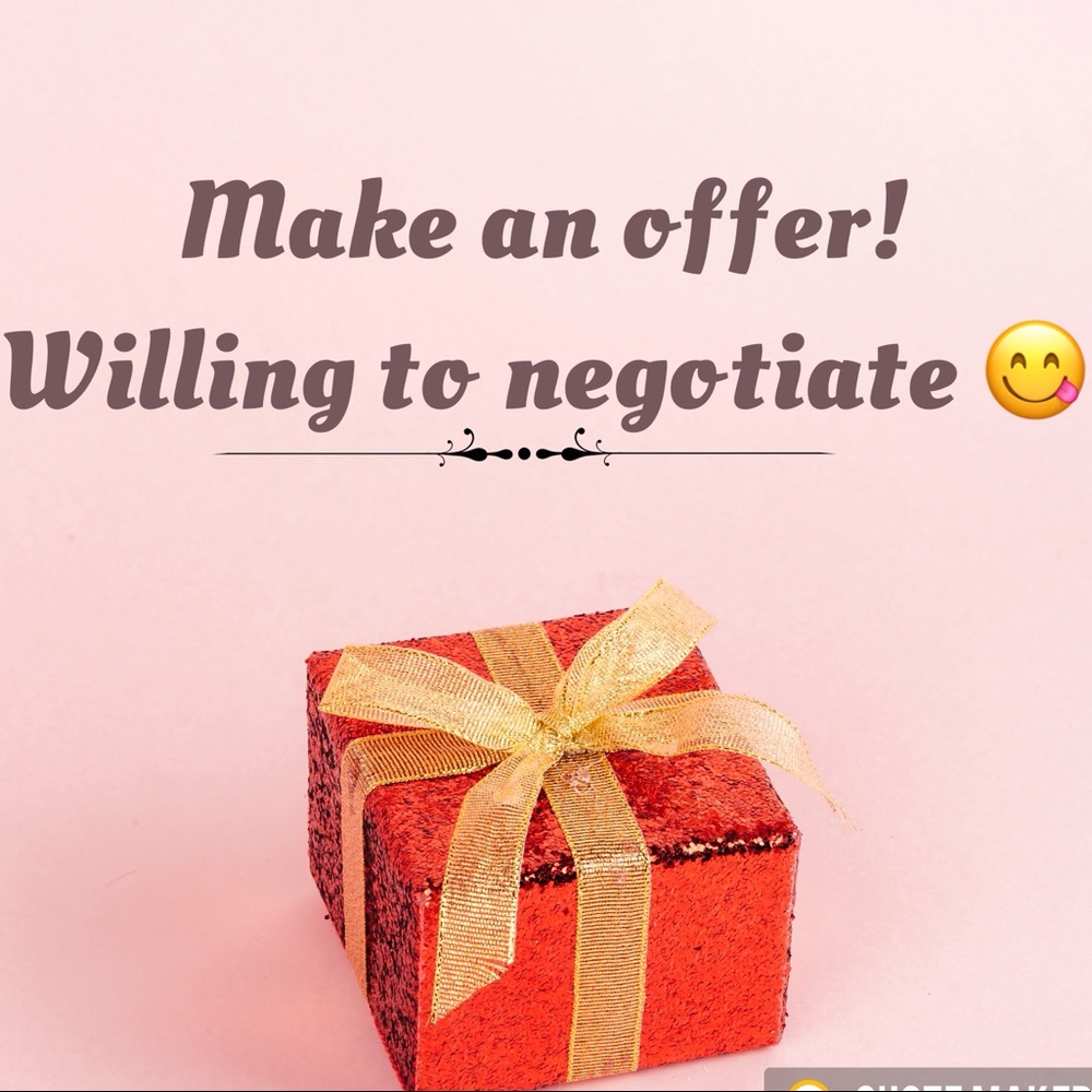 Reasonable offers accepted!